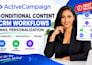 setup activecampaign conditional content setup with CRM workflow integration
